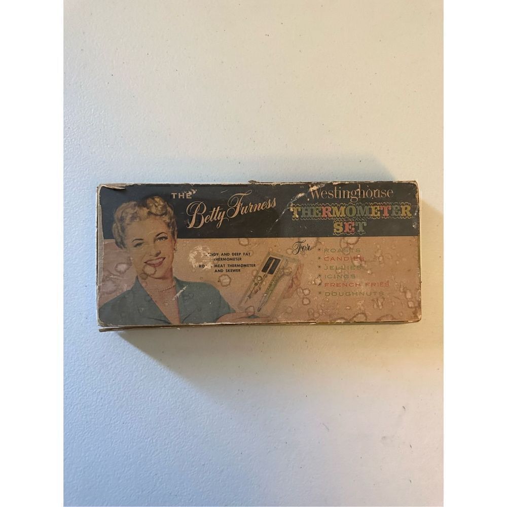VINTAGE BOXED THE BETTY FURNESS WESTINGHOUSE THERMOMETER SET 1950S